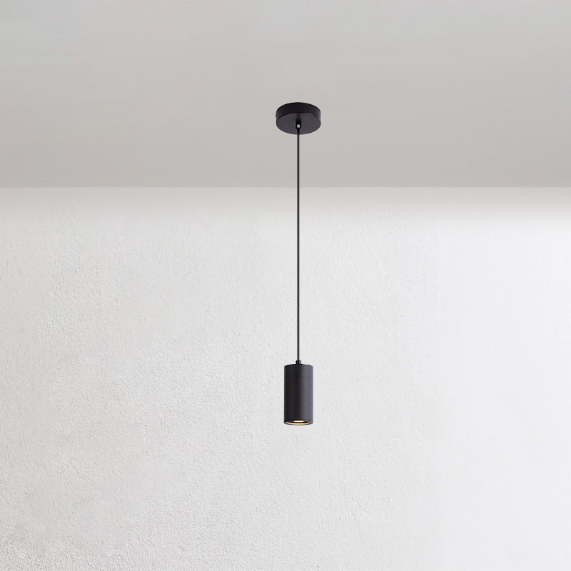 Nordic Minimalist Column Iron Pendant Light 1-Light