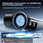 Ice Cooling Handheld Fan 100 Speeds USB Portable Turbo Desk