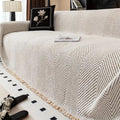 Scandinavian Woven Chevron Sofa Cover