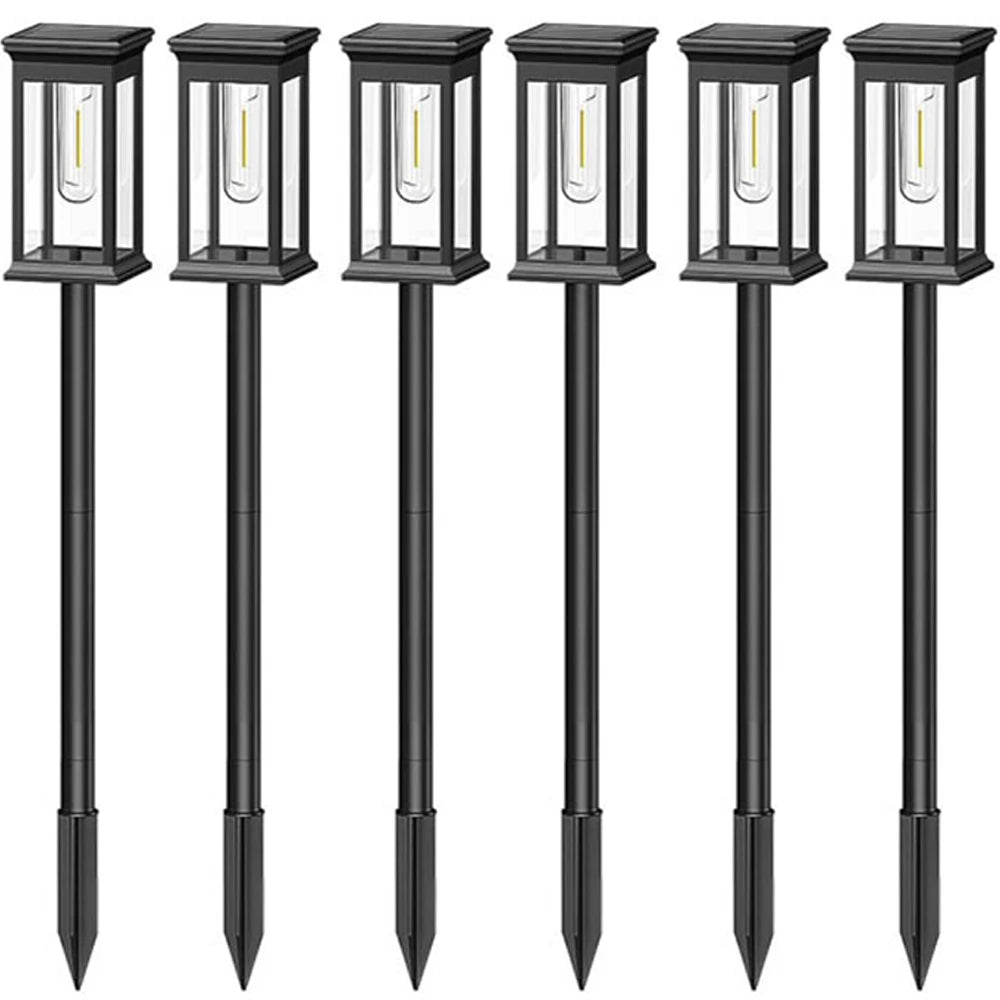 Solar Path Lights Outdoor IP65 Waterproof LED Landscape Lighting for Driveway Lawn