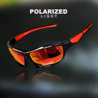 Polarized Sport Sunglasses – Wraparound Mirrored Lens UV400