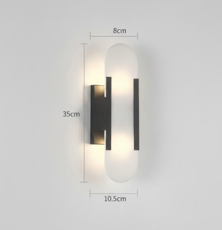 Nordic Alabaster Marble Wall Sconce LED 1-Light