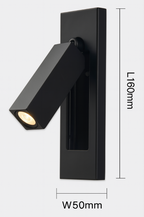 Modern Minimalist Embedded Aluminum LED Wall Sconce 1-Light