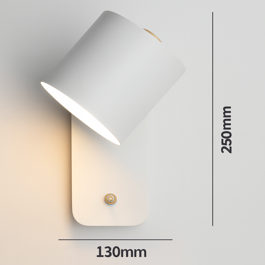 Modern Minimalist Rotatable Cylinder LED Wall Sconce 1-Light