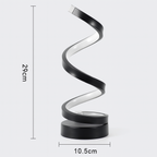 Modern Spiral LED Table Lamp 1-Light