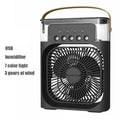 3-in-1 Mini Air Cooler Fan LED Night Light Portable USB Indoor