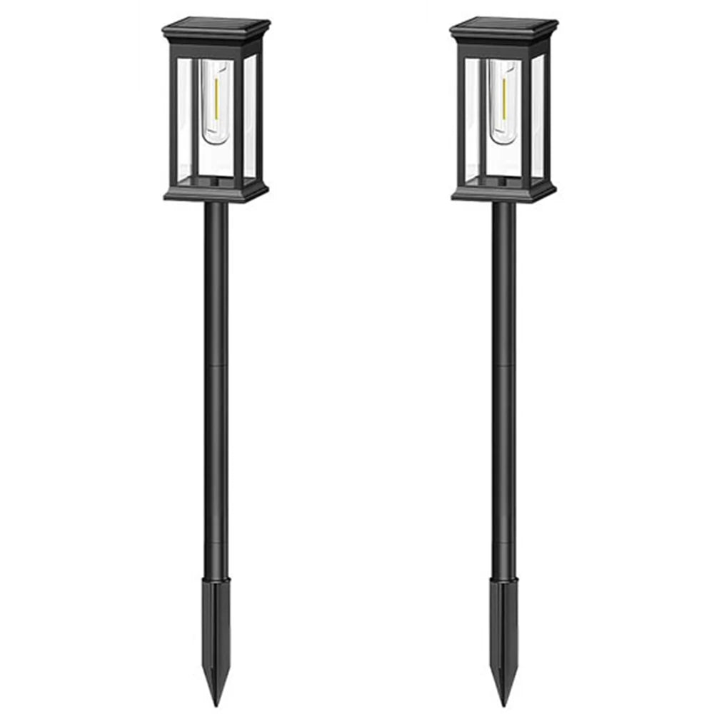 Solar Path Lights Outdoor IP65 Waterproof LED Landscape Lighting for Driveway Lawn