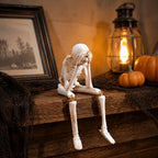 Silas Gothic Three Wise Skeleton Figurine Collection