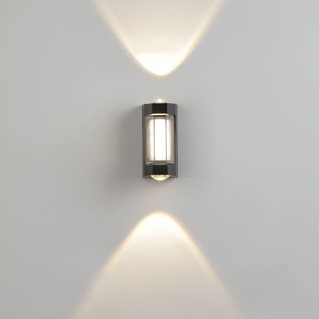 Nordic Minimalist Acrylic Rectangular Outdoor Wall Light LED Up-Down