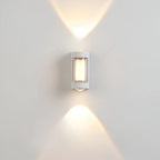 Nordic Minimalist Acrylic Rectangular Outdoor Wall Light LED Up-Down