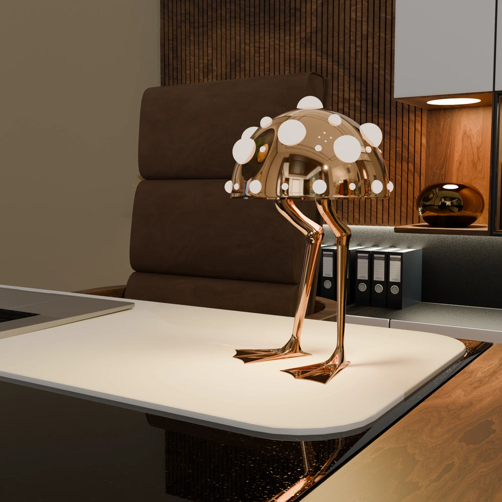 Waddle Decorative Table Lamp Unique Design Indoor Home Accent Light