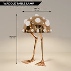 Waddle Decorative Table Lamp Unique Design Indoor Home Accent Light