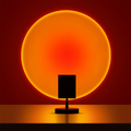 Sunset Projection LED Table Lamp – RGB Atmosphere Colour Projector Light for Bedroom