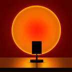 Sunset Projection LED Table Lamp – RGB Atmosphere Colour Projector Light for Bedroom
