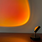 Sunset Projection LED Table Lamp – RGB Atmosphere Colour Projector Light for Bedroom