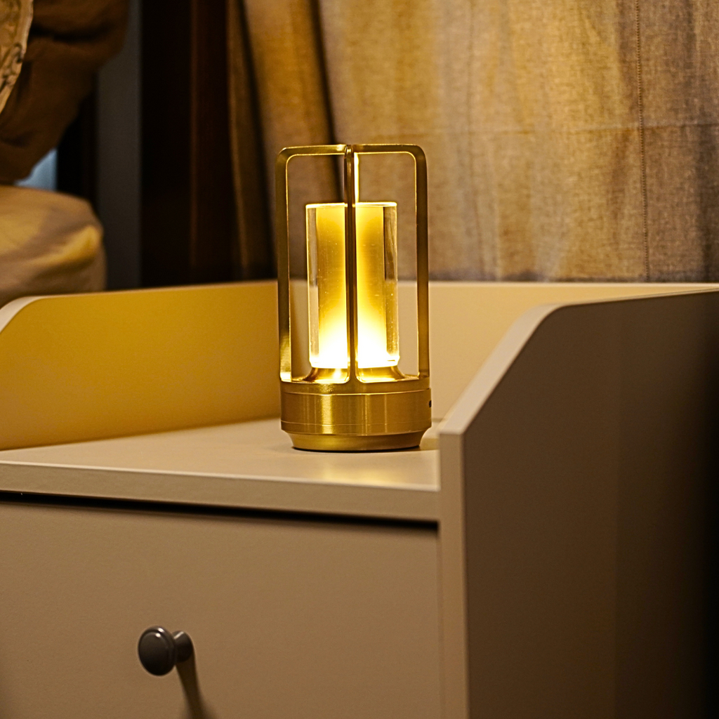 Cordless Table Lamp Rechargeable – Portable LED Lantern for Bedroom & Living Room