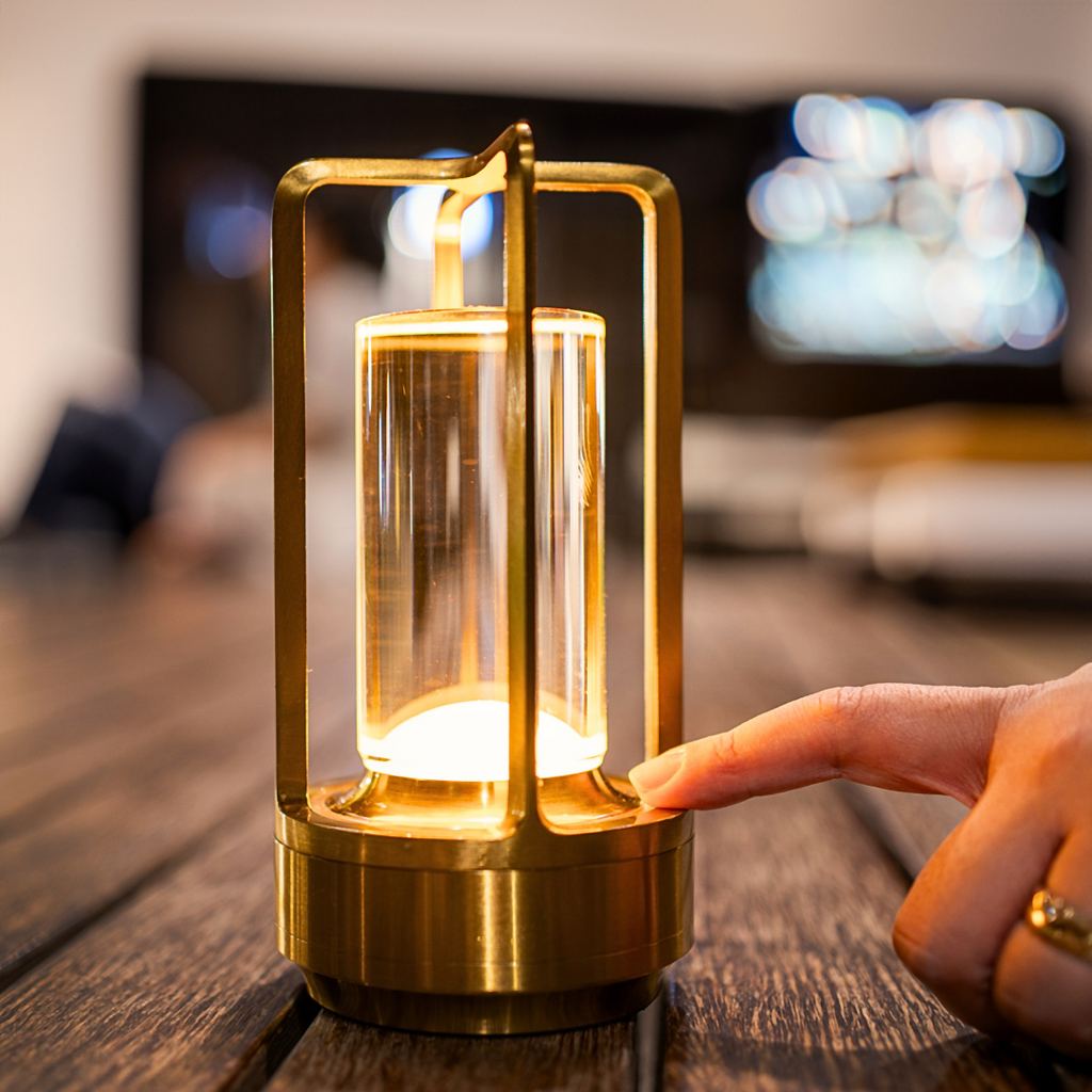 Cordless Table Lamp Rechargeable – Portable LED Lantern for Bedroom & Living Room