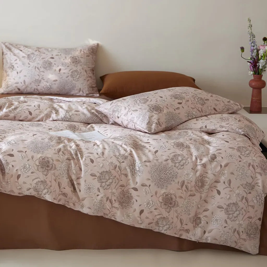 Velouria Ditsy Floral Duvet Cover Cotton Bedding Bedroom