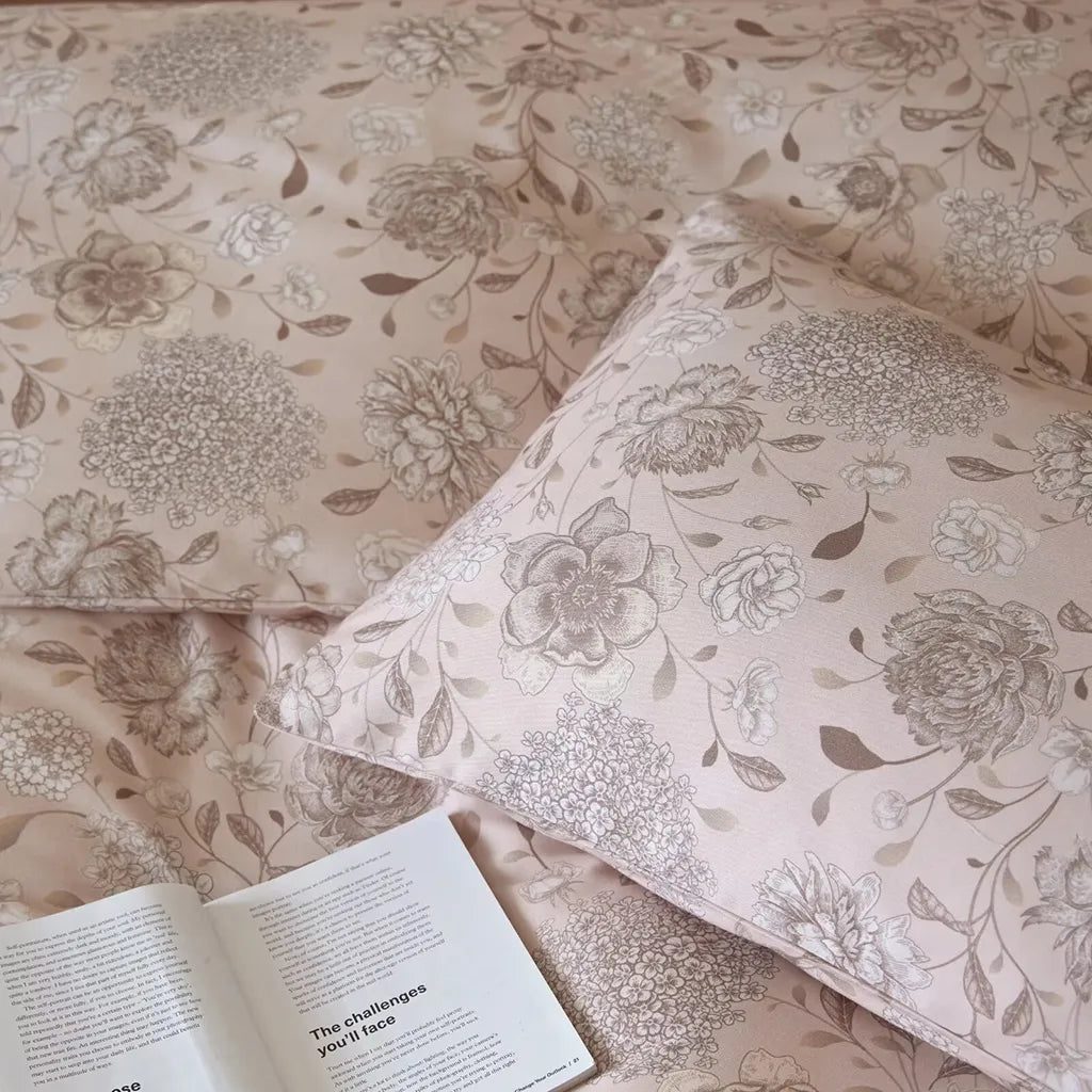 Velouria Ditsy Floral Duvet Cover Cotton Bedding Bedroom