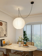 Japanese Washi Paper Globe Pendant Light 1-Light