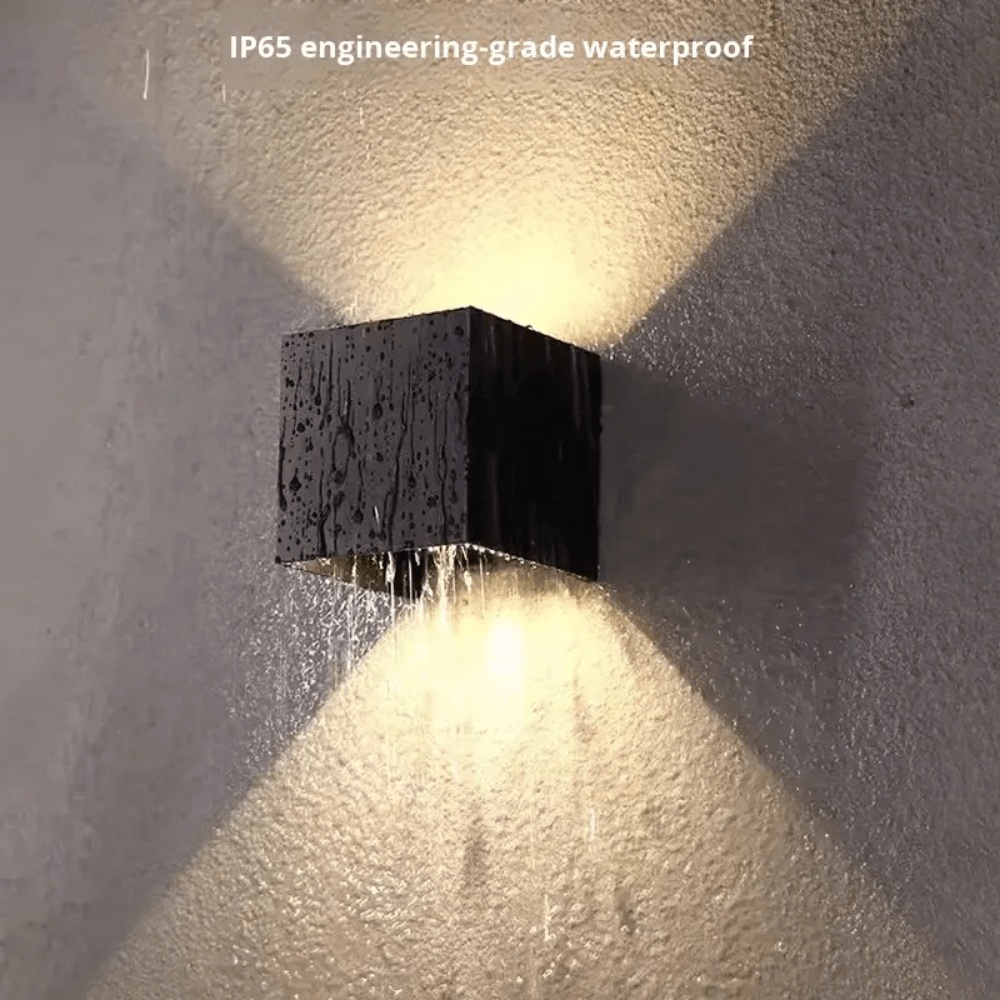 Outdoor Wall Light Rechargeable Wireless LED Sconce Waterproof Patio Garden Lighting