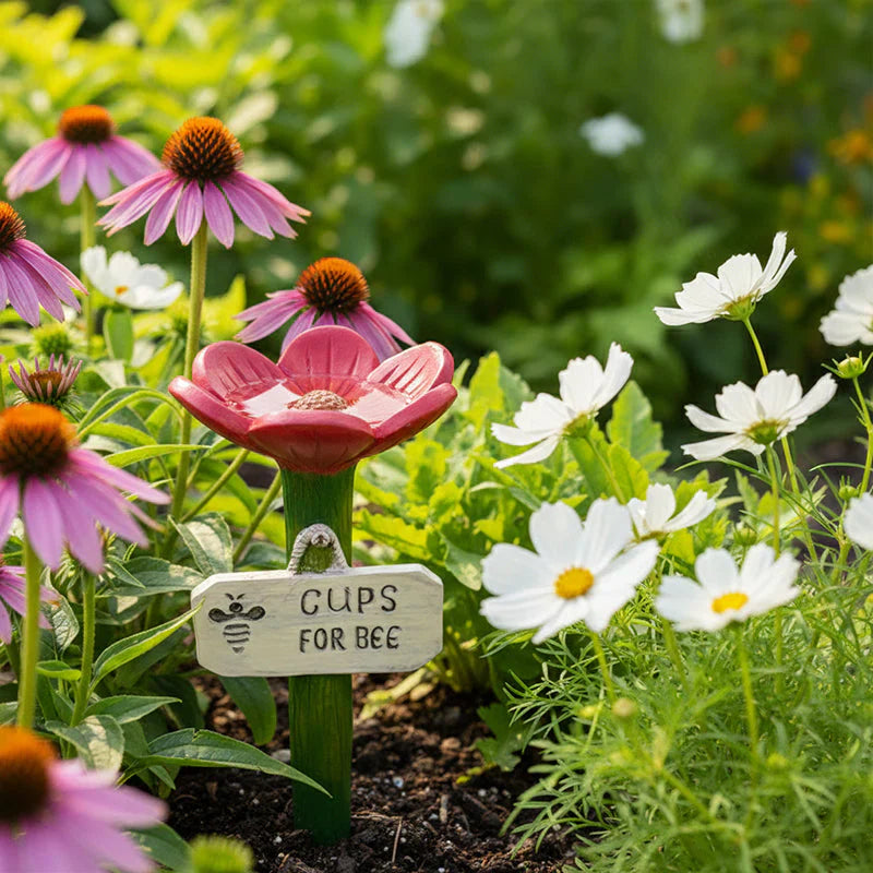 Bee Garden Figurine Outdoor Pollinator Decorative Lawn Ornament Decor