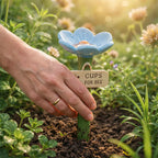 Bee Garden Figurine Outdoor Pollinator Decorative Lawn Ornament Decor