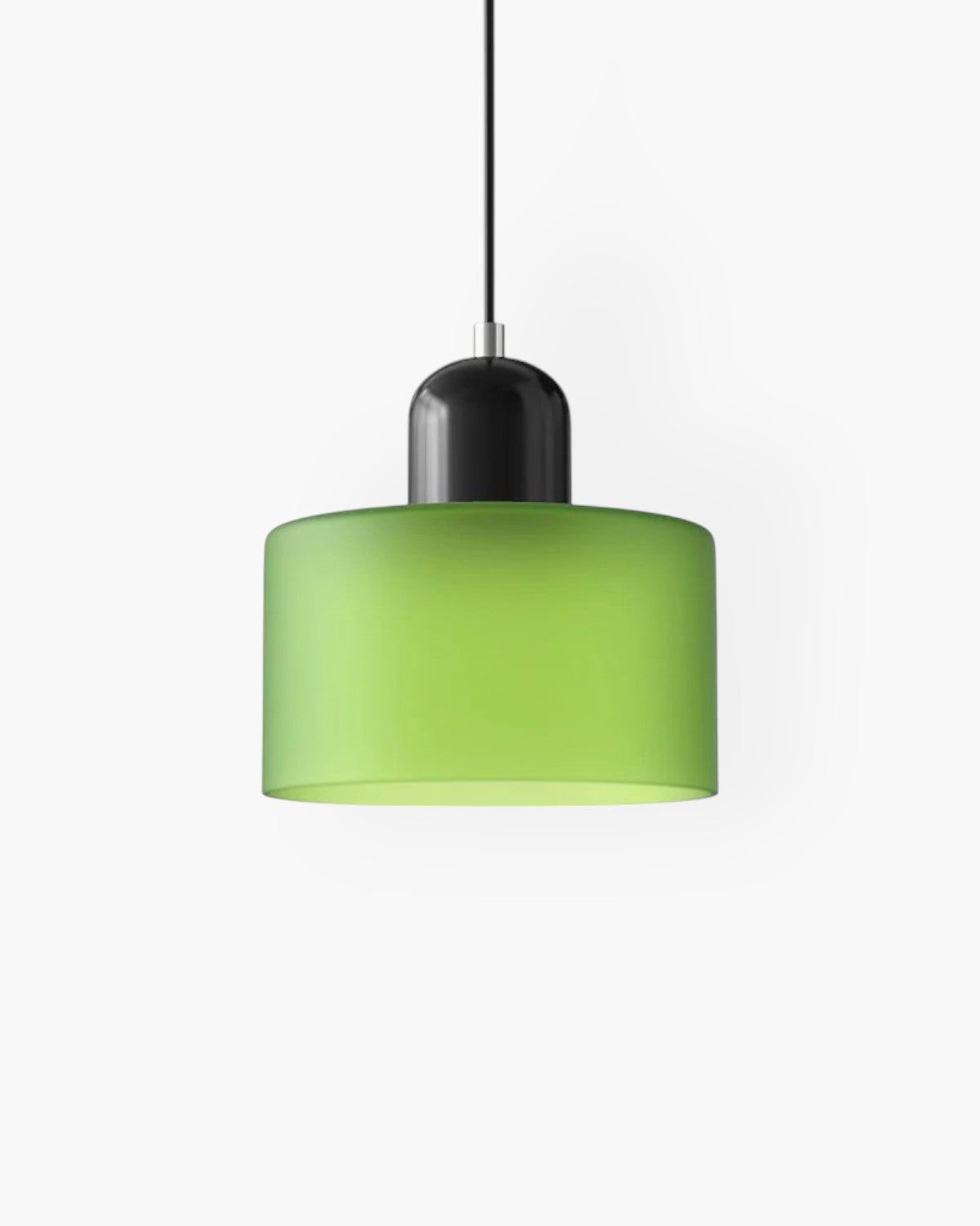 Modern Glass Cylinder Pendant 1-Light