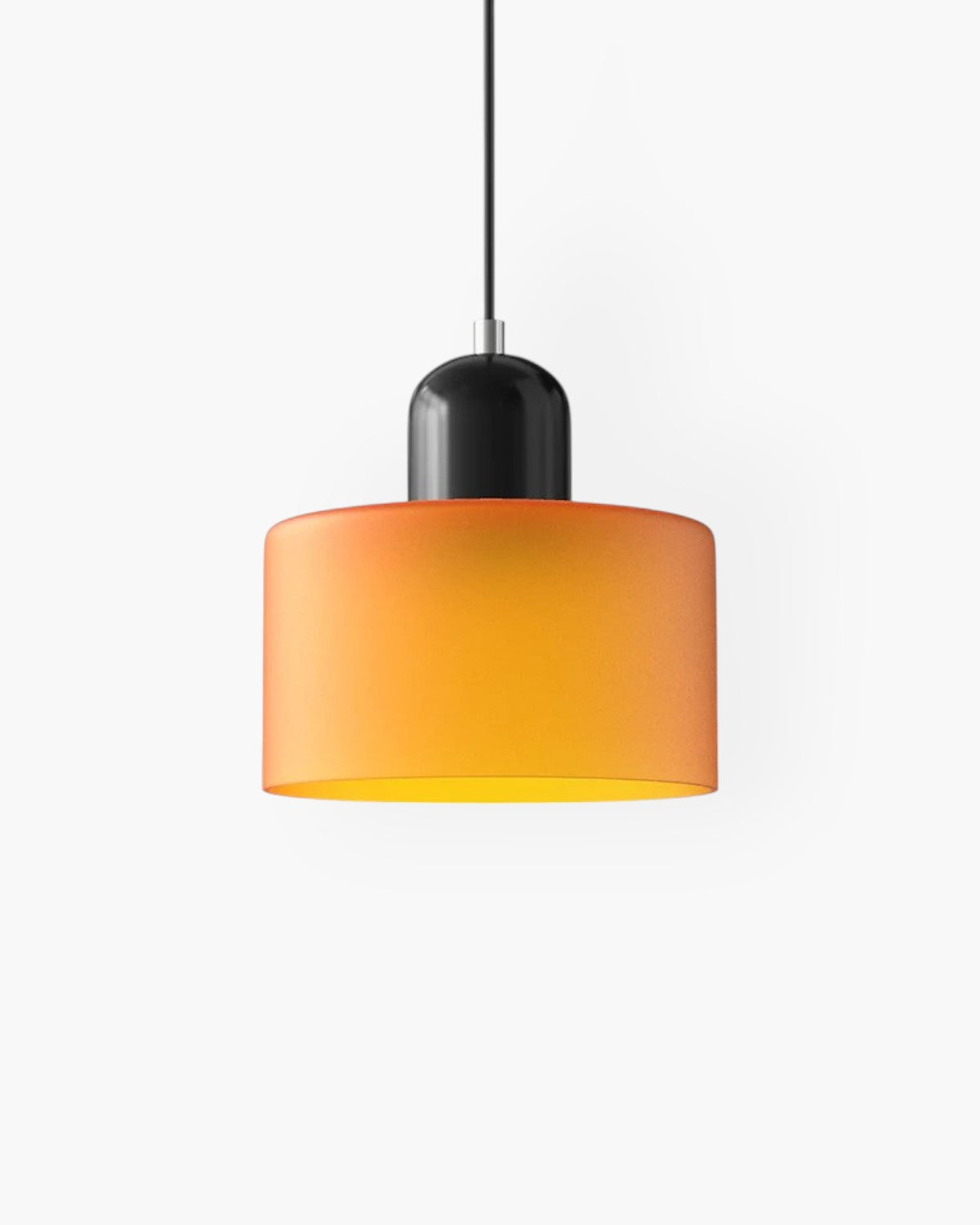 Modern Glass Cylinder Pendant 1-Light