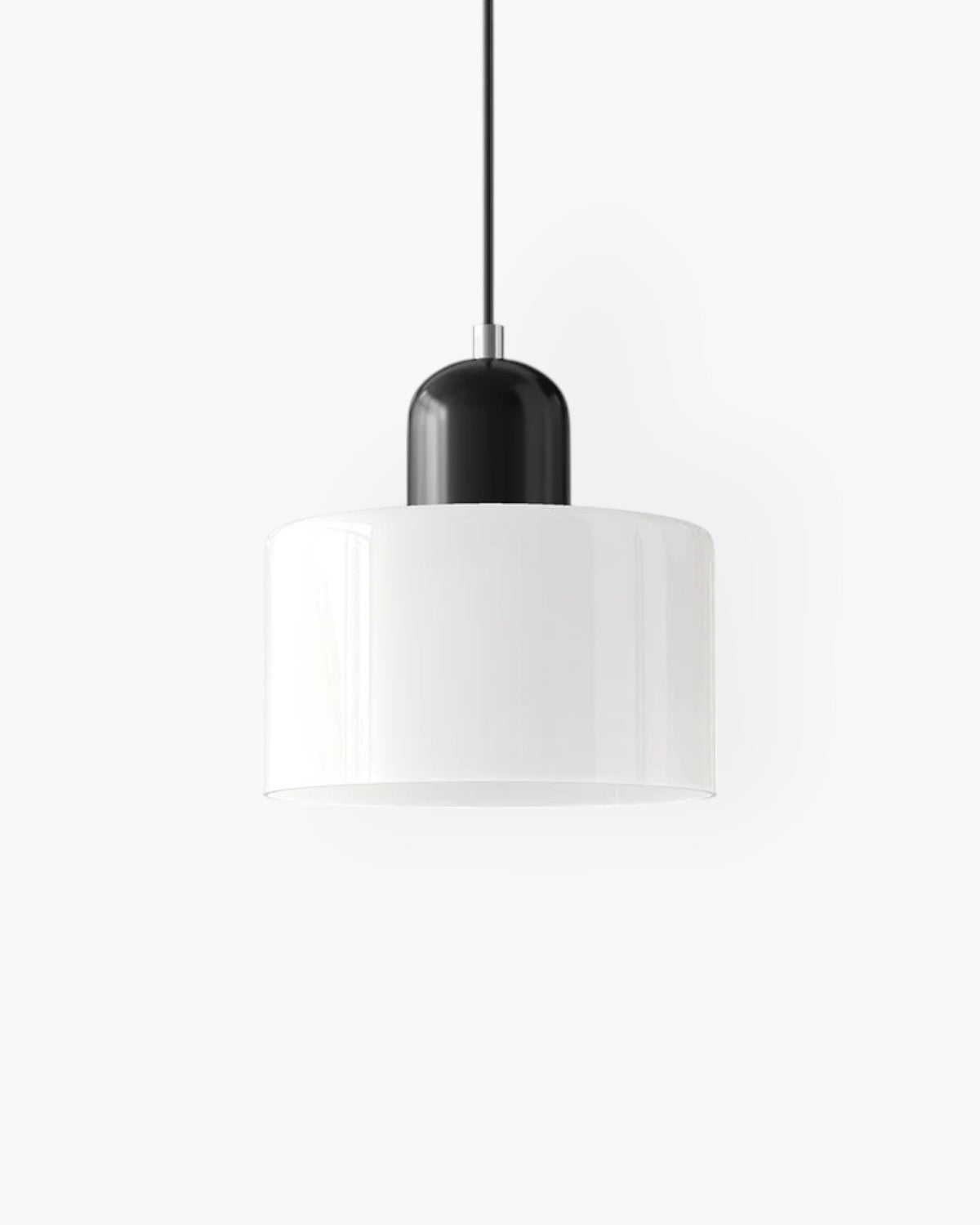 Modern Glass Cylinder Pendant 1-Light