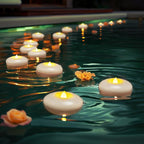 Flameless Floating Candles - 24 Pcs