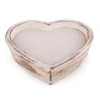 Rustic Stone Heart Candle Scented Home Decor Gift