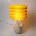 Limoncello Tall Table Lamp Citrus Yellow Large Bedside Floor Light Glenbrookhome
