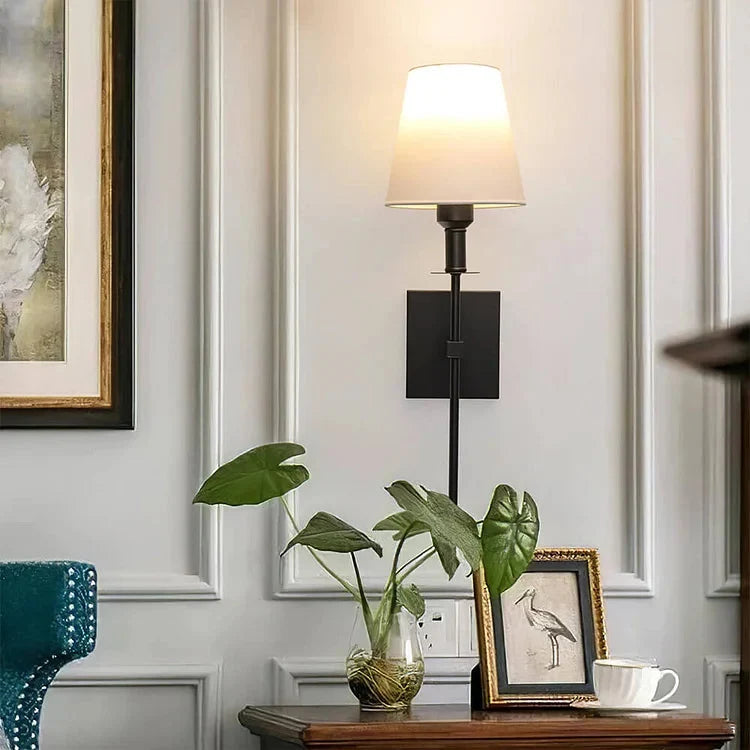 Modern Fabric Wall Sconce 1-Light