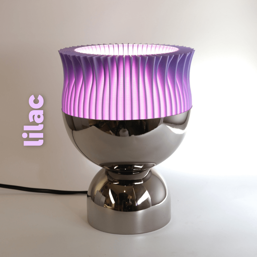 Flora Table Lamp Lilac Purple Mushroom LED Bedside Light Glenbrookhome