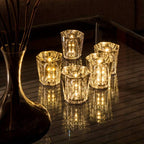 Crystal Gem LED Table Lamp – Faceted Glass Decorative Night Light for Bedroom, Living Room & Dining