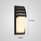 Outdoor Wall Light with Motion Sensor – Waterproof LED Exterior Wall Lantern for Garden and Patio