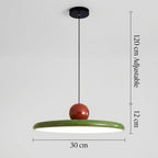 Modern Disc LED Plug-in Pendant Light 1-Light