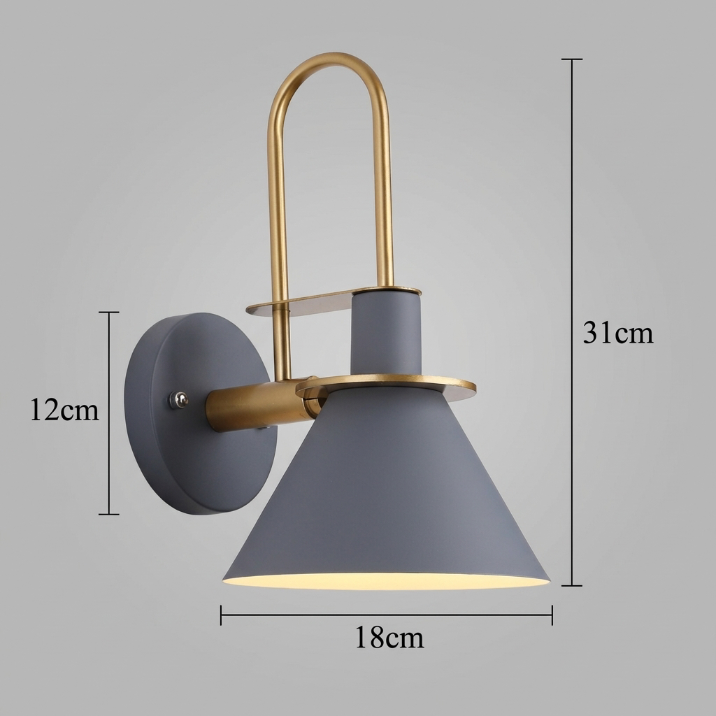 Modern Cone Wall Sconce 1-Light