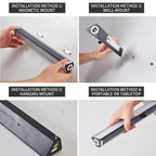 Modern Strip Solar LED Outdoor Wall Light 1-Light