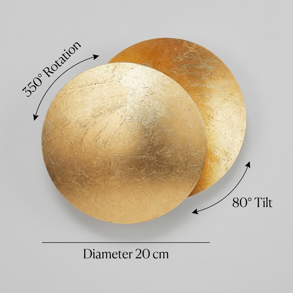 Modern Round LED Wall Light 1-Light