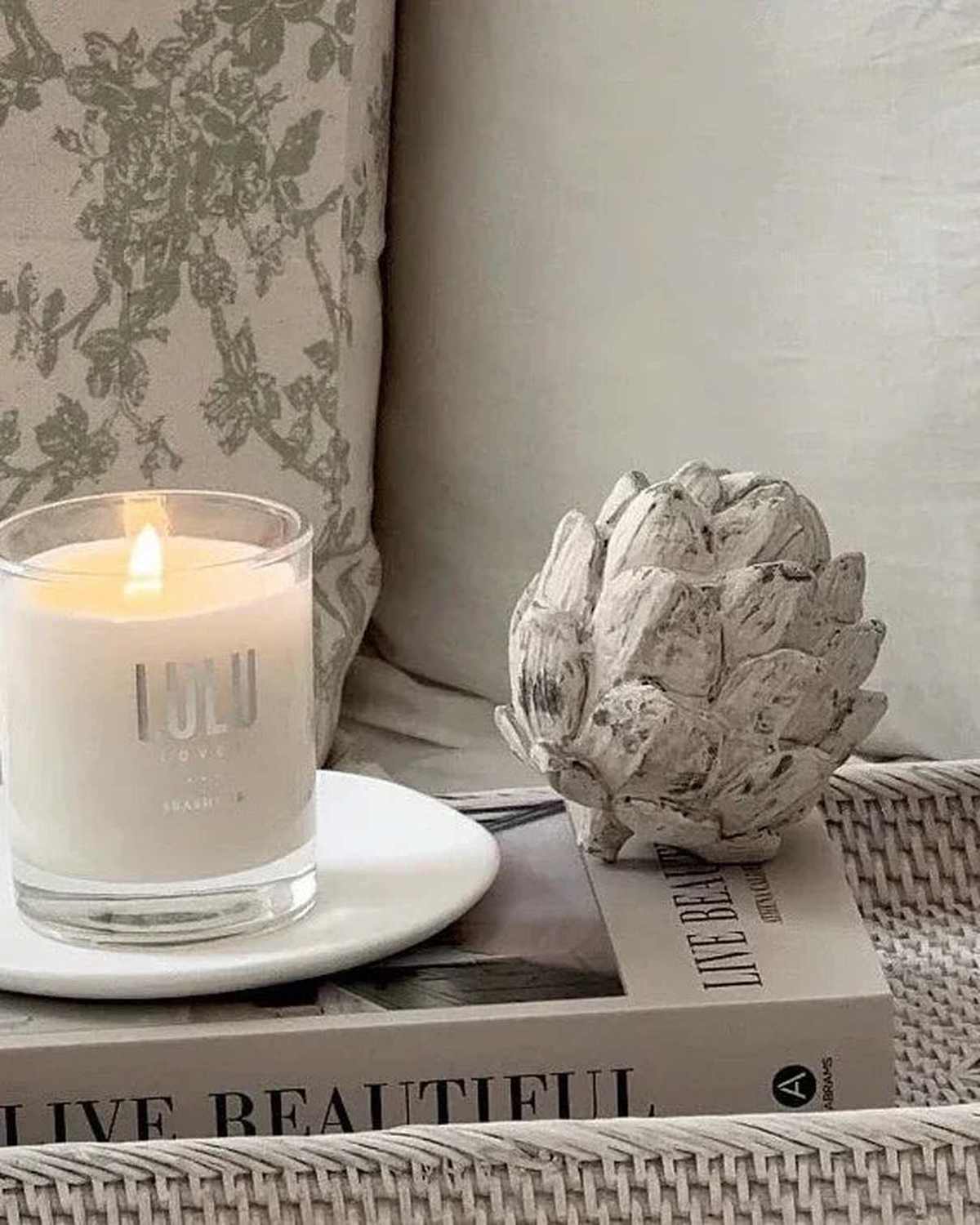 Stone Concrete Decorative Artichoke Sculpture Home Decor Glenbrookhome