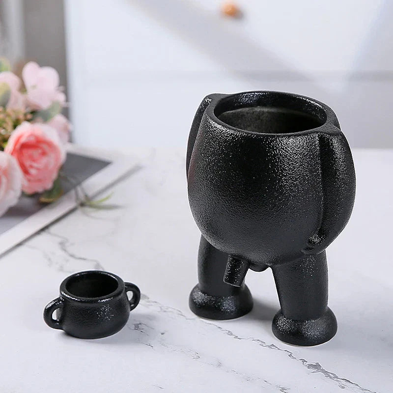 Willy Character Garden Planter Pot Outdoor Decorative Figurine Decor