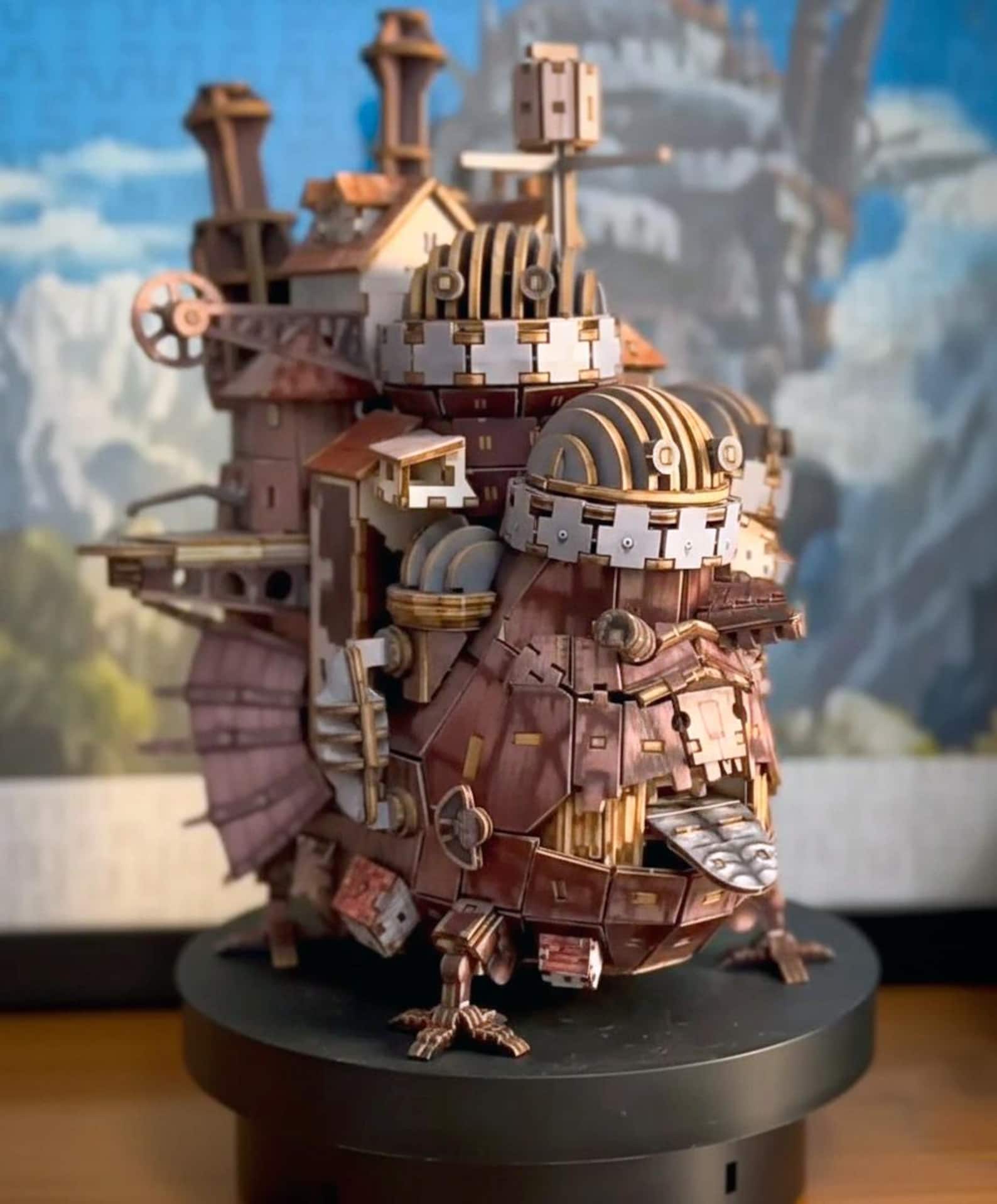 Howl's Moving Castle Jigsaw Puzzle Ghibli Inspired Family Game Gift