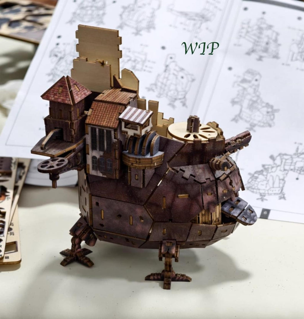 Howl's Moving Castle Jigsaw Puzzle Ghibli Inspired Family Game Gift