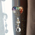 Crystal Tree of Life Suncatcher Rainbow Window Hanging Prism Sun Catcher Decor