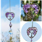 Crystal Tree of Life Suncatcher Rainbow Window Hanging Prism Sun Catcher Decor