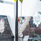 Crystal Tree of Life Suncatcher Rainbow Window Hanging Prism Sun Catcher Decor