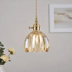 Japanese Glass Flower Pendant 1-Light