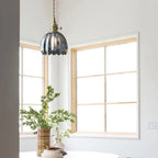 Japanese Glass Flower Pendant 1-Light
